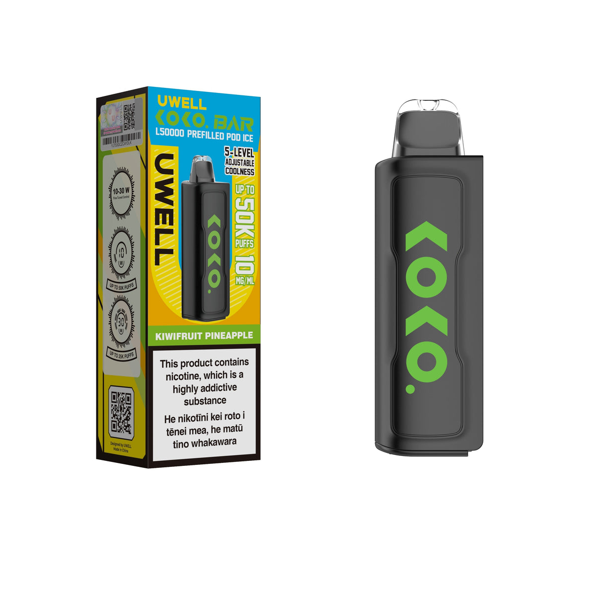 UWELL - KOKO Bar L50000 Pod Ice - Kiwifruit Pineapple - Vapoureyes