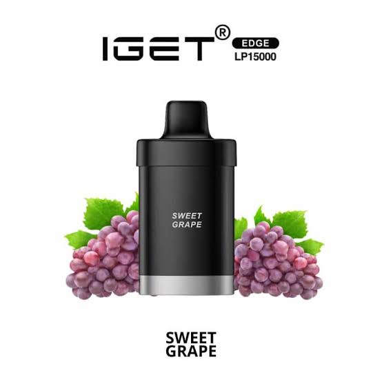 iGET Edge LP15000 Pods - Sweet Grape - Vapoureyes