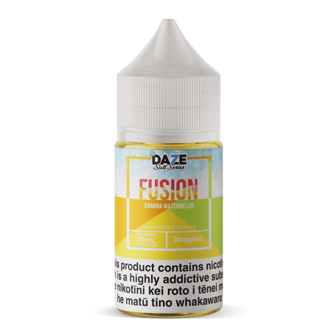 7DAZE Fusion Iced Salts - Banana Watermelon - Vapoureyes