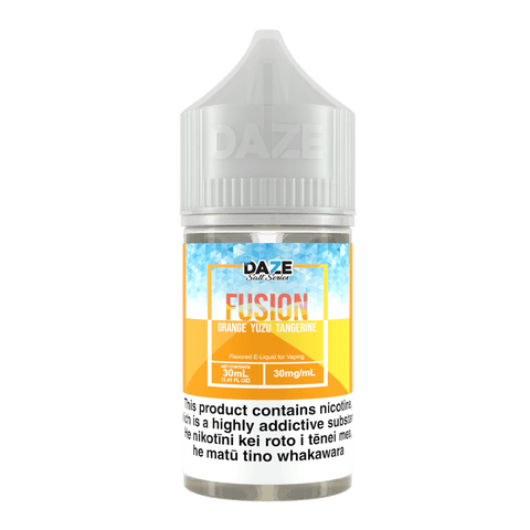 7DAZE Fusion Iced Salts - Orange Yuzu Tangerine - Vapoureyes