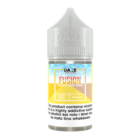 7DAZE Fusion Iced Salts - Pineapple Coconut Banana - Vapoureyes