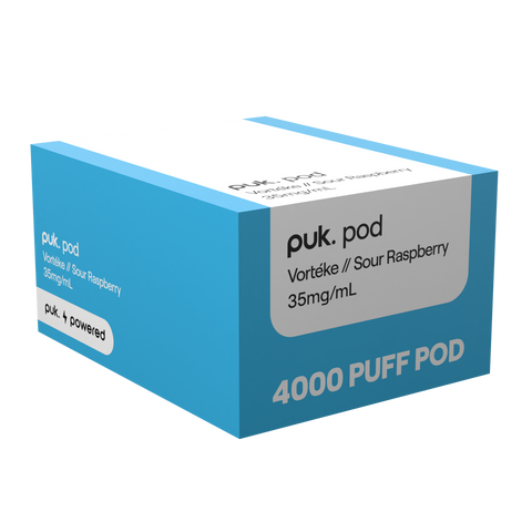 Vorteke - puk. Pod Carton - Sour Raspberry