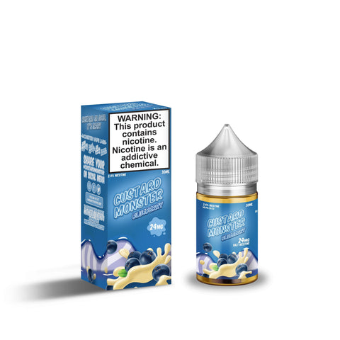 Custard Monster Salt - Blueberry - Vapoureyes