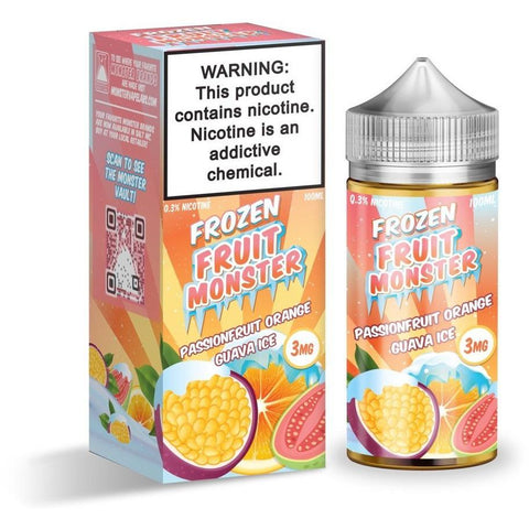 Frozen Fruit Monster - Passionfruit Orange Guava Ice - Vapoureyes