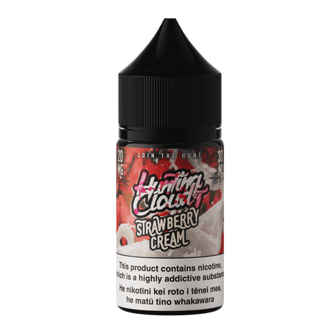 Hunting Cloudz Salts - Strawberry Cream - Vapoureyes