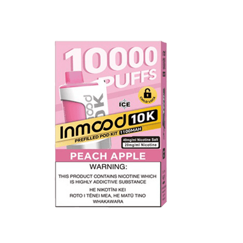 Inmood 10K Prefilled Pod Kit - Peach Apple - Vapoureyes