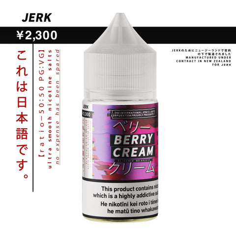 JERK Salts - Berry Cream - Vapoureyes