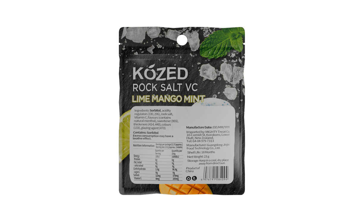 KOZED - Rock Salt Mints - Lime Mango - Vapoureyes