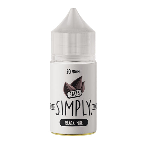 Simply Tobacco Salts - Black Fire - Vapoureyes