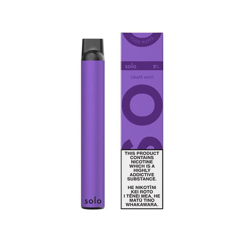 SOLO Disposable (1000 Puffs) - Grape Mint - Vapoureyes