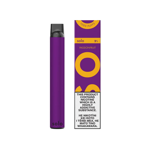 SOLO Disposable (1000 Puffs) - Passionfruit - Vapoureyes