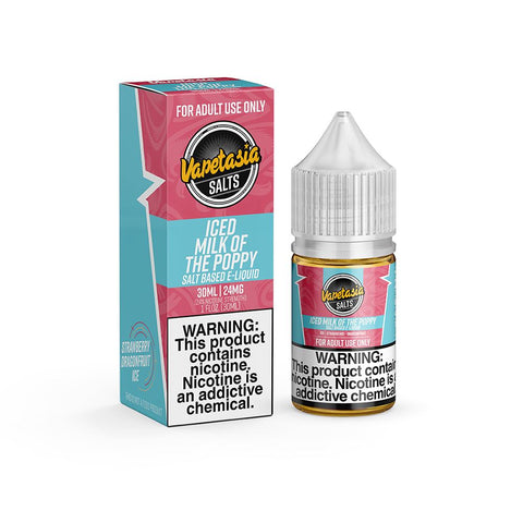 Vapetasia Salts - Iced Milk of the Poppy - Vapoureyes