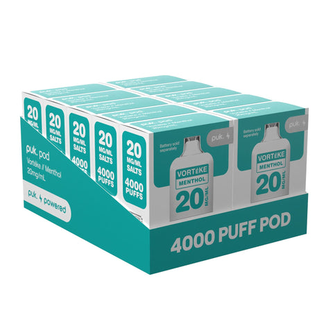 Vorteke - puk. Pod Carton - Menthol - Vapoureyes