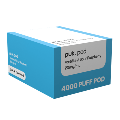 Vorteke - puk. Pod Carton - Sour Raspberry - Vapoureyes